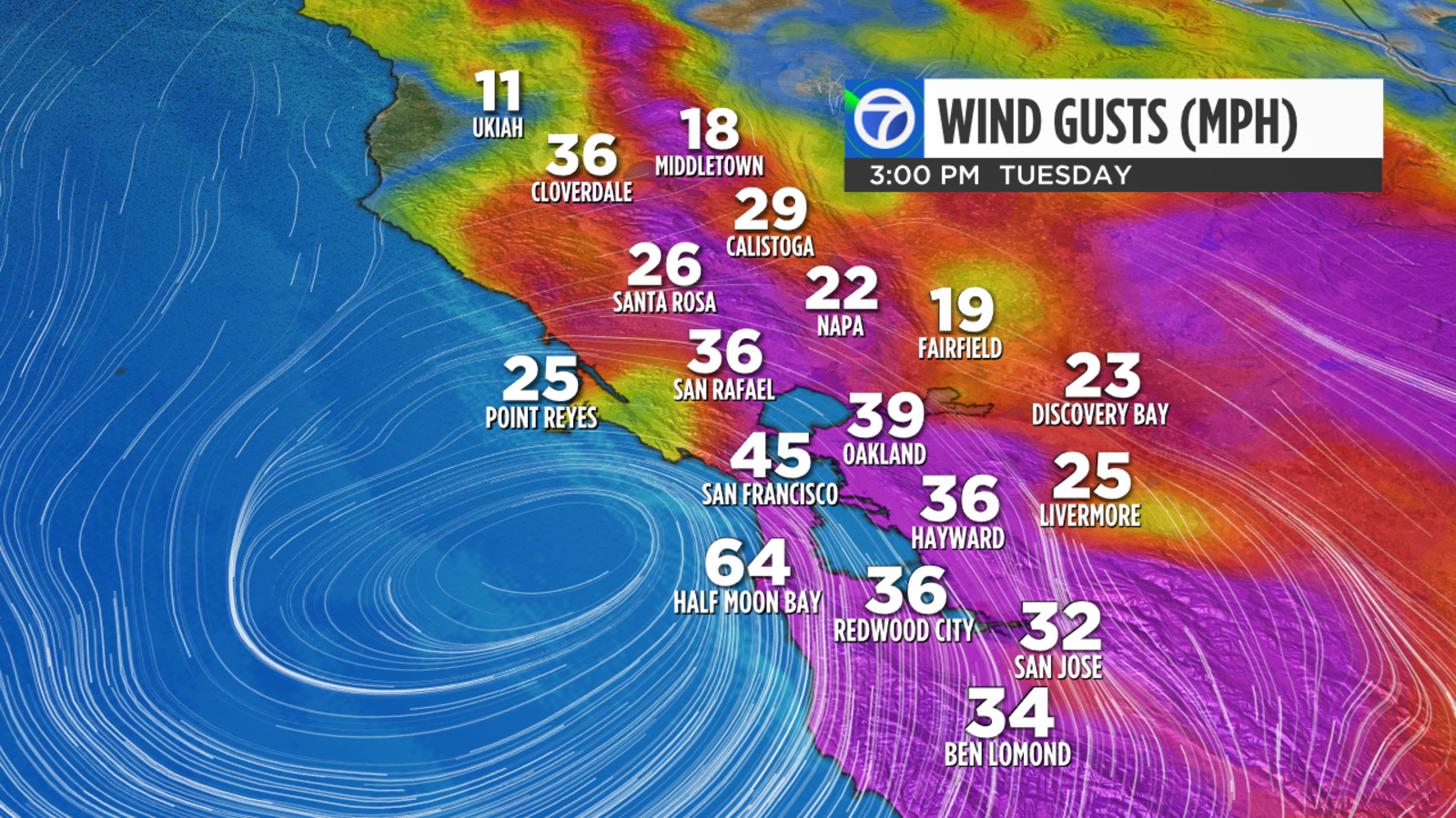 Bay Area Braces for Strong Winds and Rain, Flight Delays Expected.