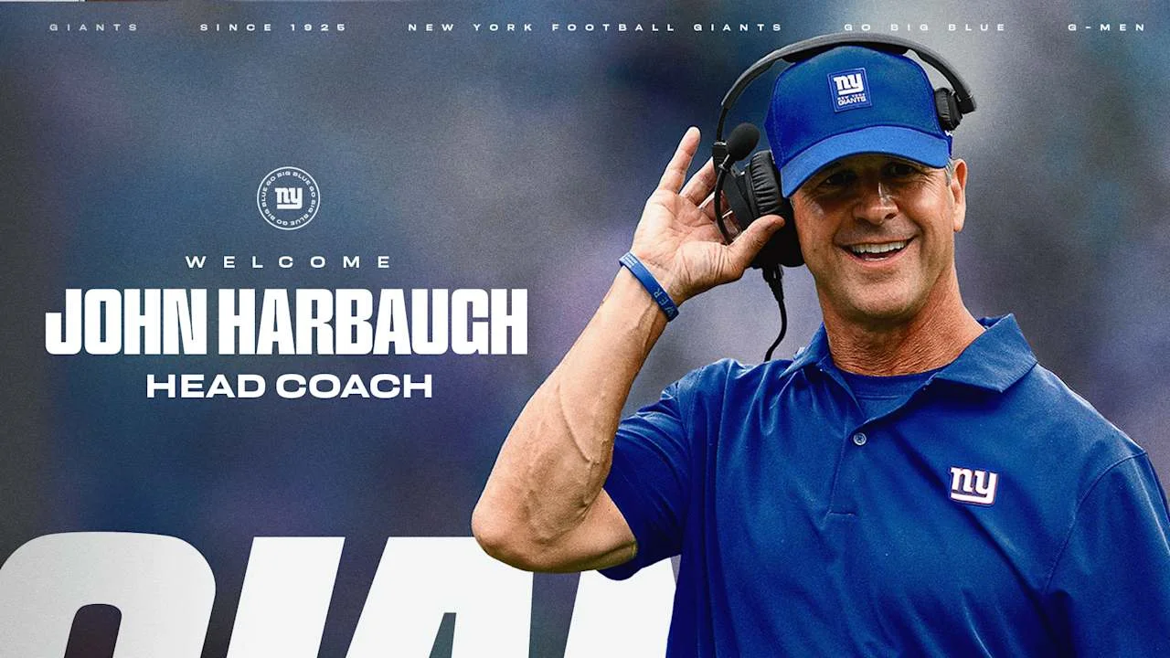 Giants Tap Harbaugh to Lead a New Era