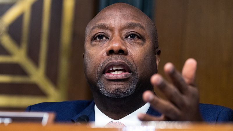 The Complicated Stance of Tim Scott on Abortion and Presidential Aspirations.