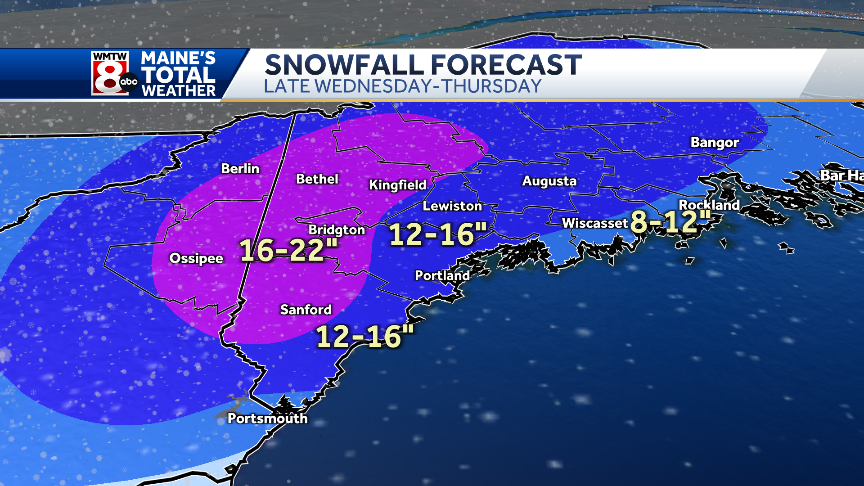 "Maine Prepares for April Nor'easter with Heavy Snow and Strong Winds"