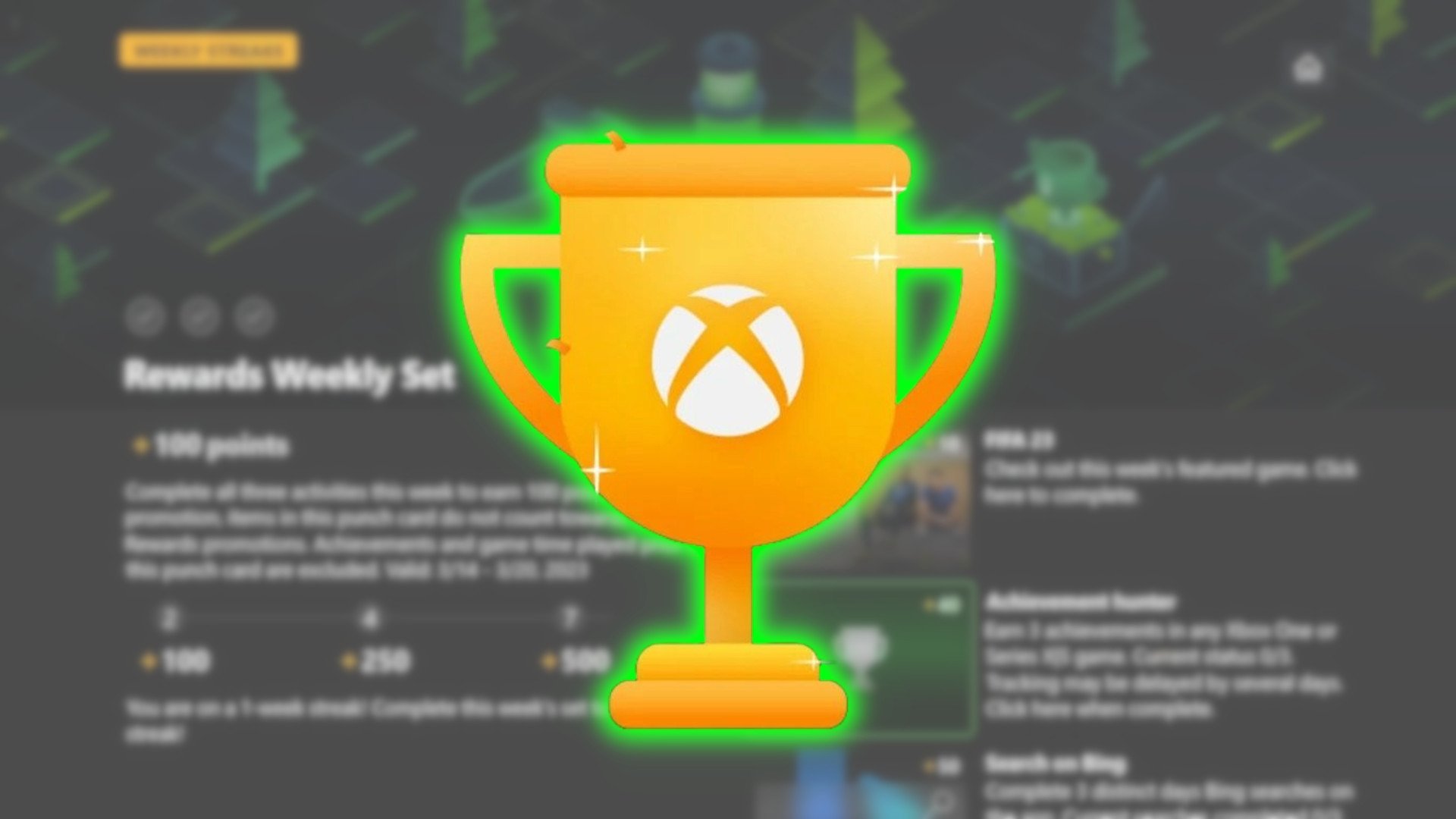Featured image for "End of the Road for Microsoft Rewards App on Xbox and Weekly Streaks"