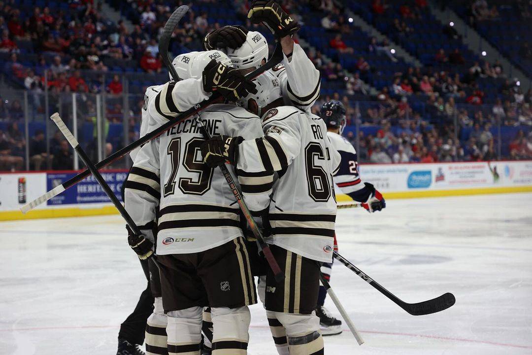 Featured image for Hershey Bears Dominate Wolf Pack, Lead Series 2-0