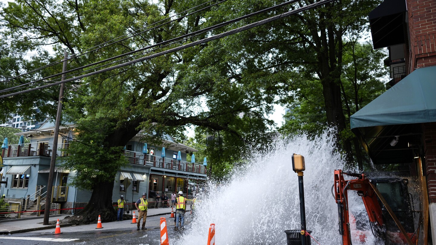 Major Water Main Break in Atlanta Disrupts Services and Triggers Boil Water Advisory
