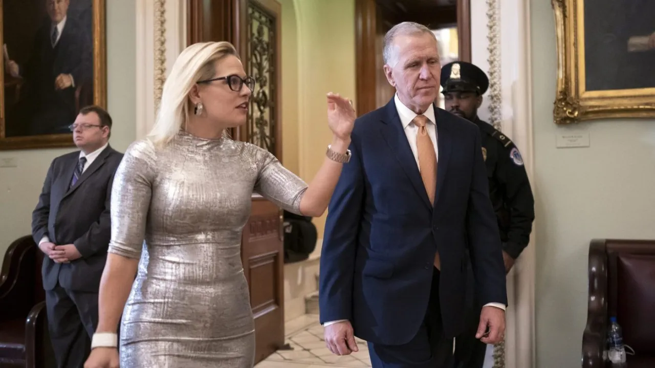 Senators propose temporary solution for expiring Title 42 authority amidst border crisis.