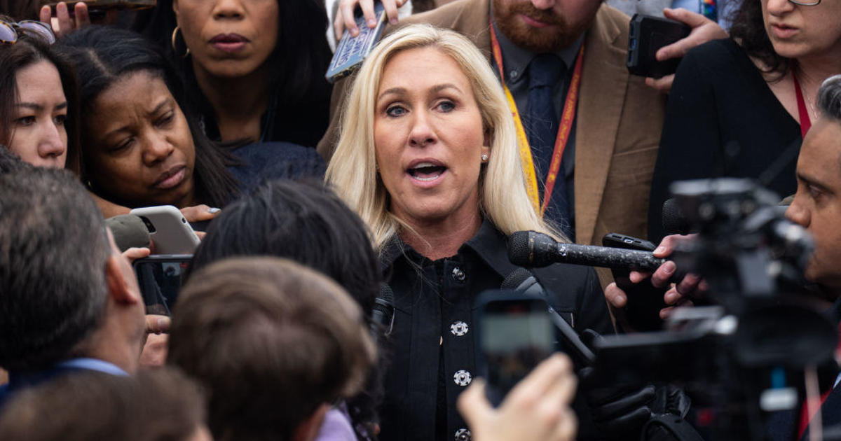 Featured image for "Rep. Marjorie Taylor Greene's Motion to Oust House Speaker Johnson Over Spending Bill"