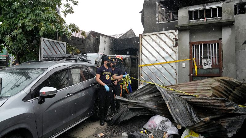 Tragic Blaze Consumes Philippine Home Warehouse