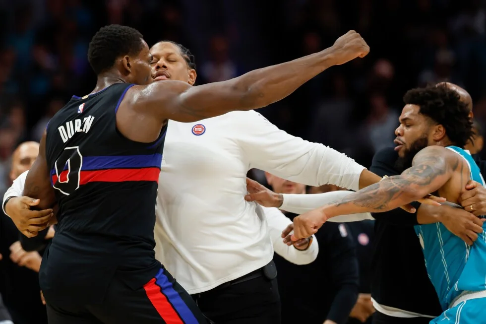 Four Ejected After Pistons-Hornets Brawl in Charlotte