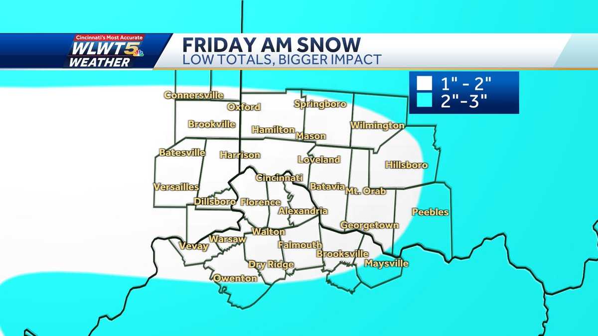"Winter Weather Advisory: Snowfall Expected to Impact Cincinnati Commute"