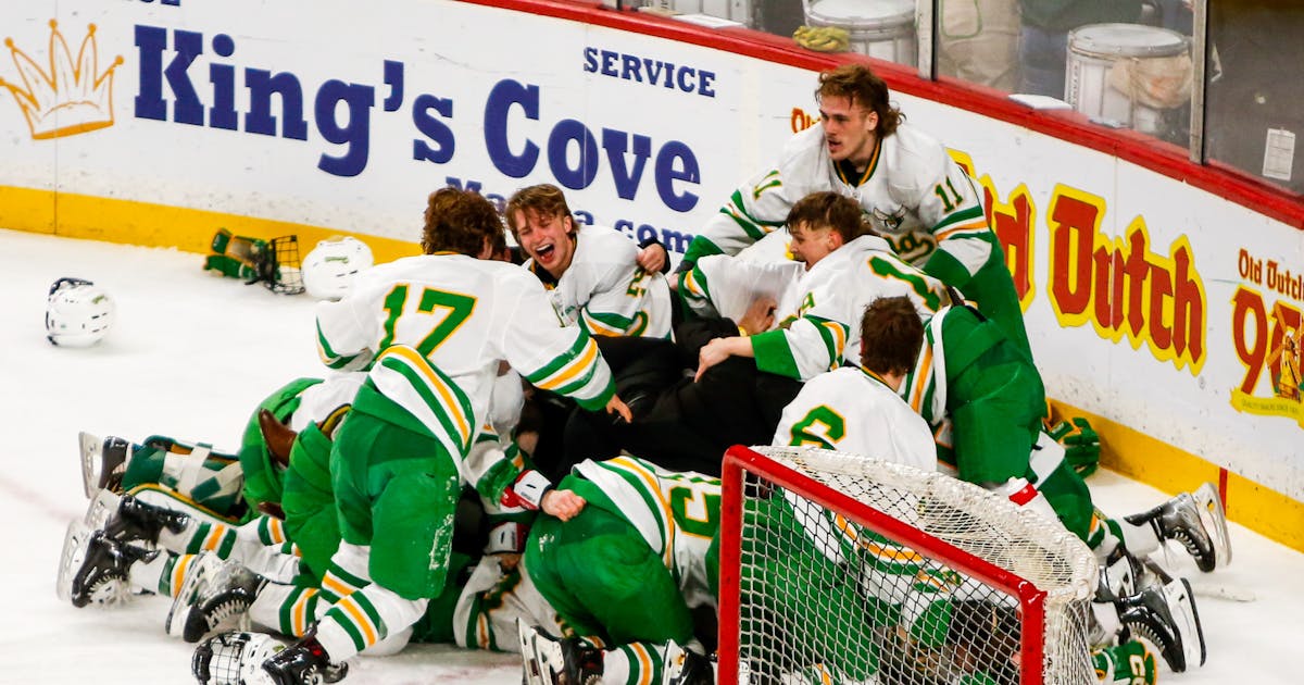 Featured image for "Edina Dominates Minnesota Boys High School Hockey, Secures 14th State Championship Win"