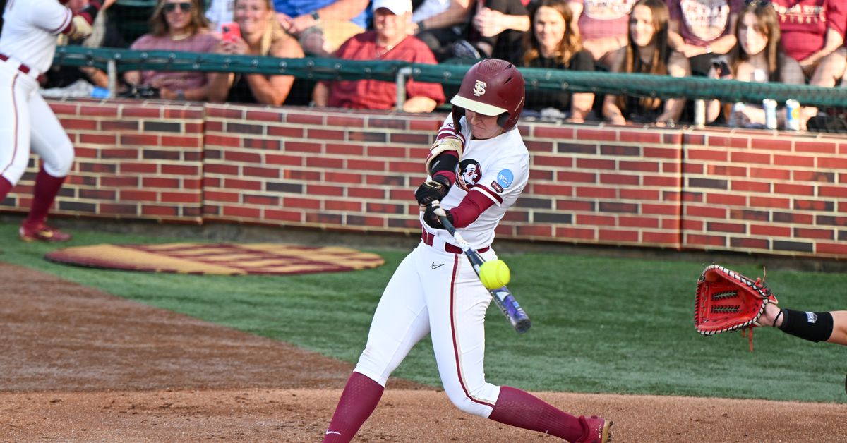 Featured image for FSU Softball Dominates Georgia in Tallahassee Super Regional Opener.