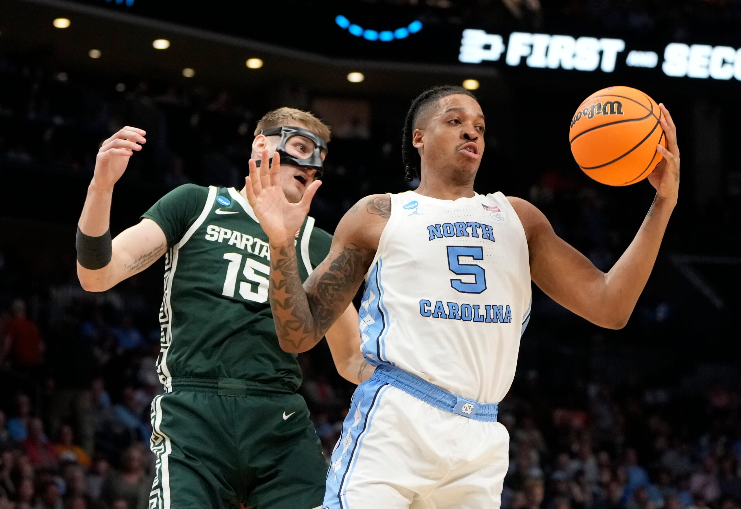 Featured image for "UNC's Dominant Performance Sends Michigan State Packing in NCAA Tournament"