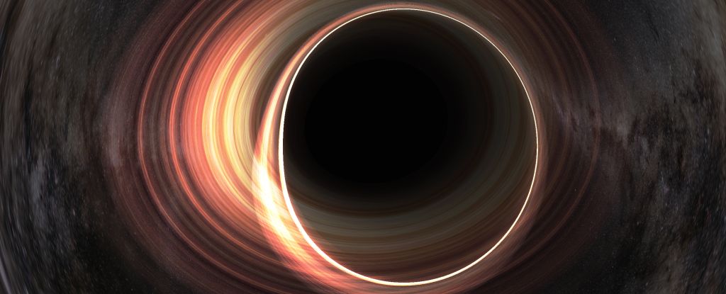 Featured image for Lab Simulation of Black Hole Emits Glow