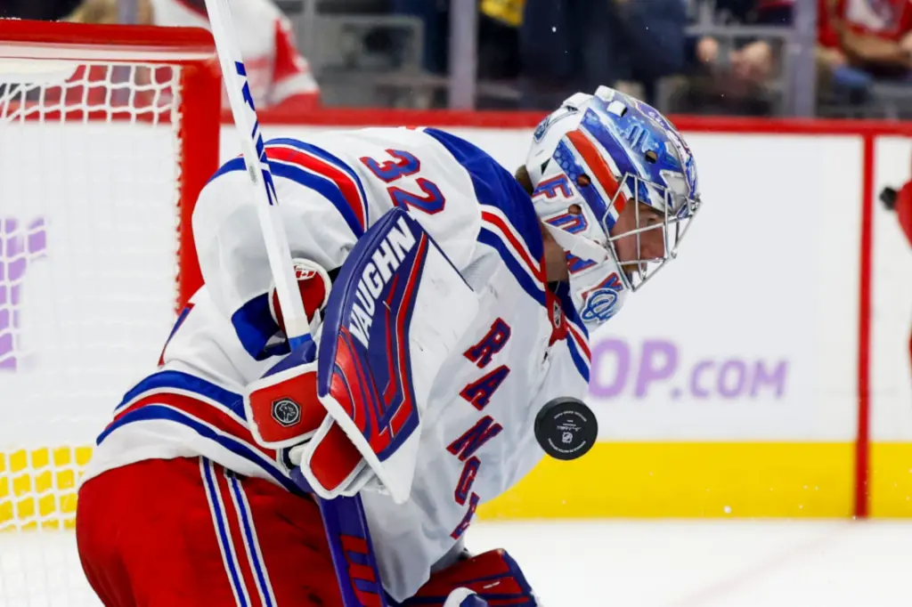 Featured image for Rangers' Quick Shines in 4-0 Victory Over Red Wings