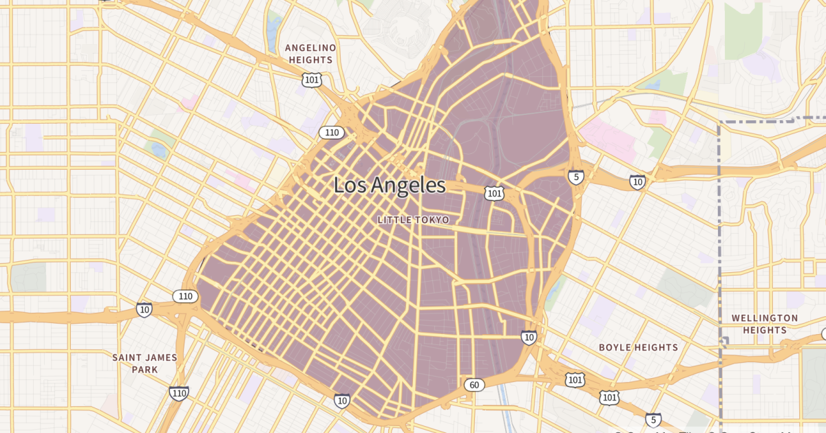 Featured image for Downtown LA Curfew Lifted Following Decrease in Protest-Related Violence