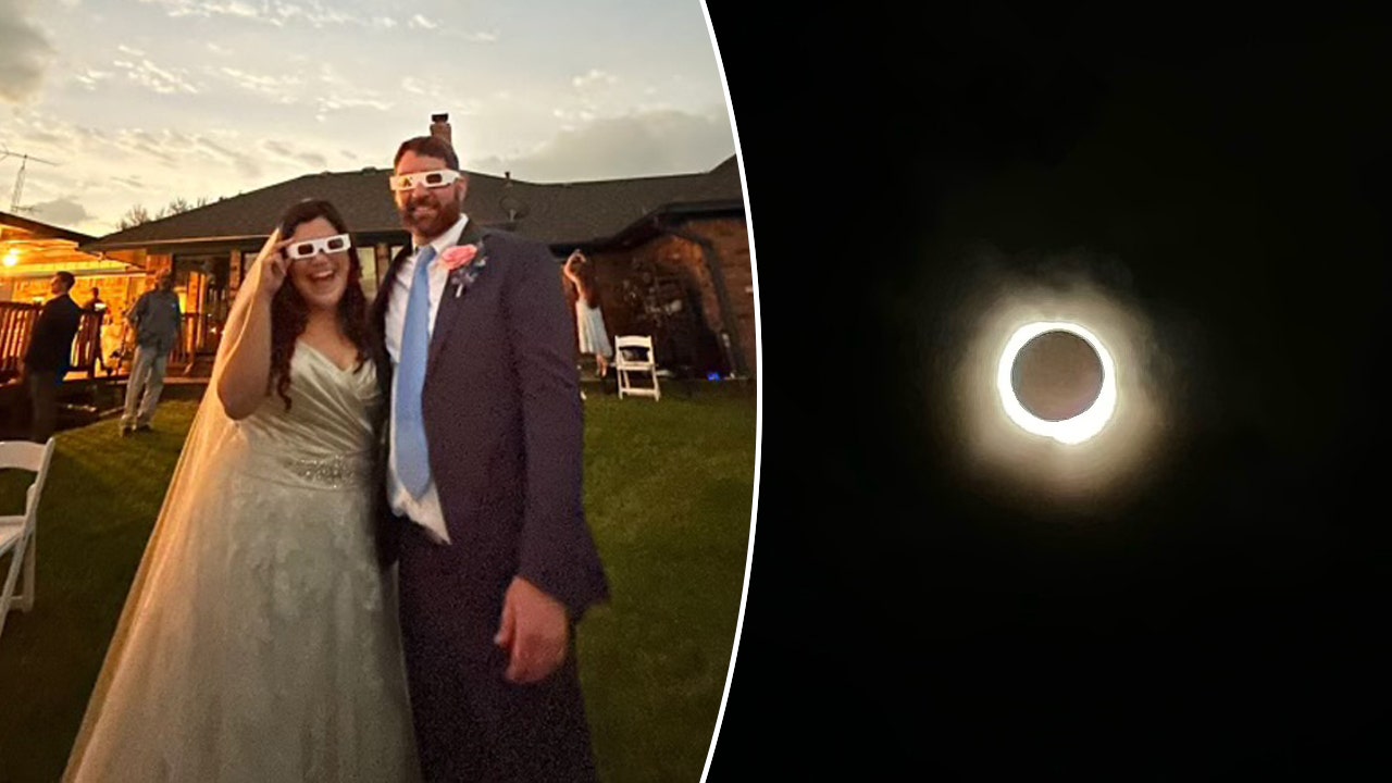 "Romantic Moments: Couples Exchange Vows During Solar Eclipses"