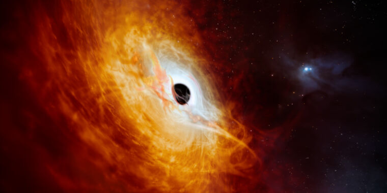 Featured image for "17-Billion-Sun Black Hole: The Universe's Hungriest and Brightest"
