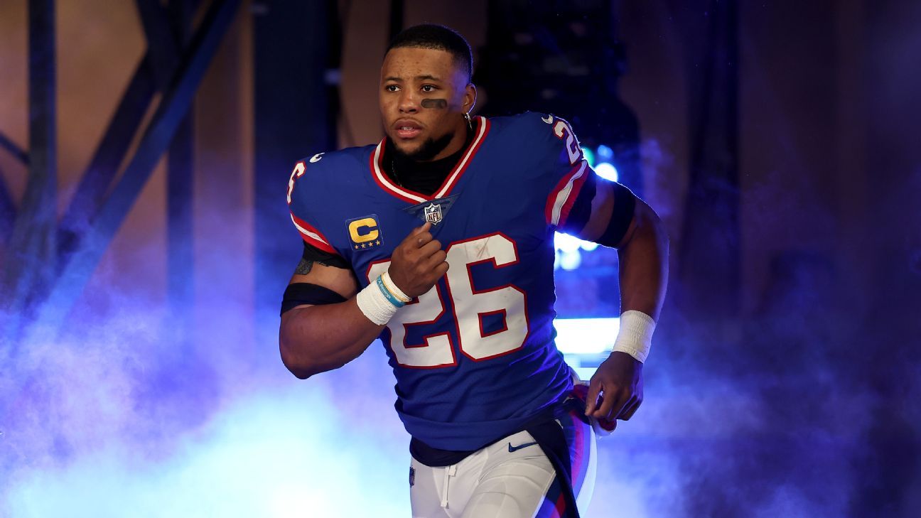 "Giants to Let Saquon Barkley Hit Free Agency, Won't Use Franchise Tag"