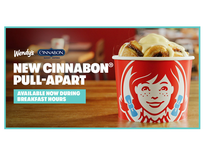 Featured image for "Wendy's Free Leap Day Cinnabon Pull-Apart Deal 2024"