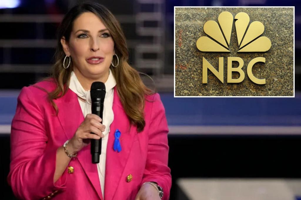Featured image for "NBC News Faces Backlash Over Hiring Ex-RNC Chair Ronna McDaniel"