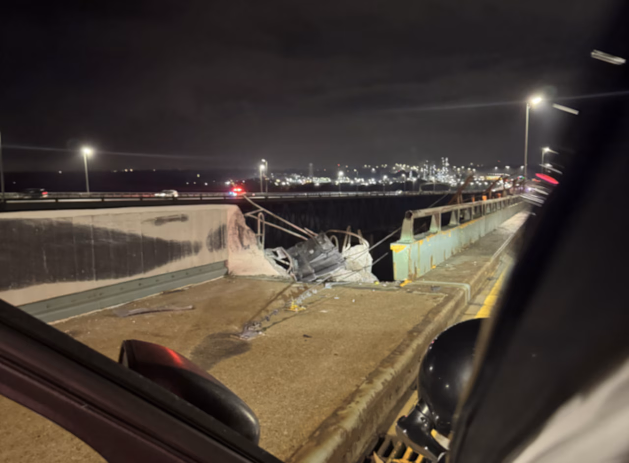 Featured image for Truck Driver's Body Recovered After Crash Off Delaware Memorial Bridge