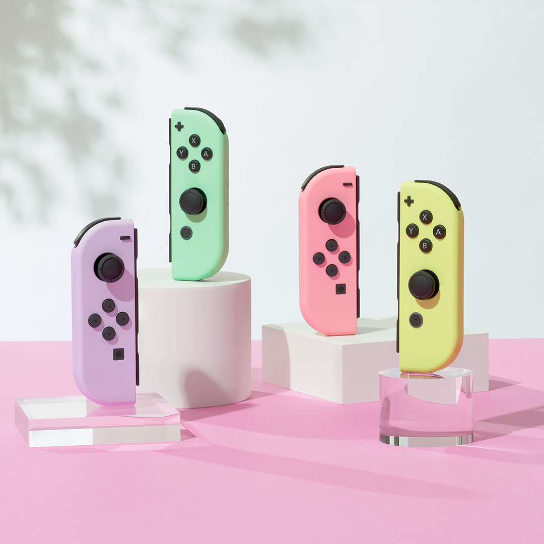 Nintendo Launches Stylish Pastel Joy-Con Controllers for Switch
