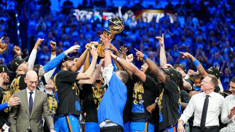 Featured image for Oklahoma City Thunder Celebrate Historic NBA Championship
