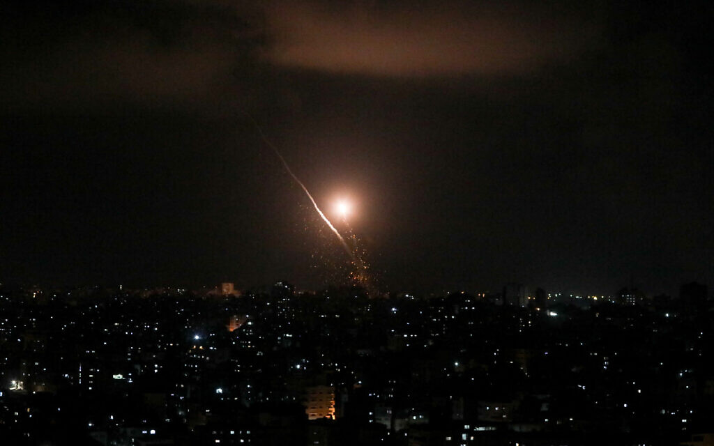 Gaza rocket attack on south Israel results in no injuries.