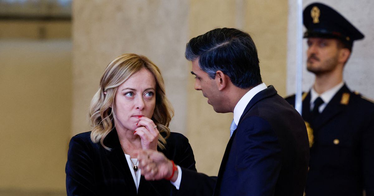 "Leaders of UK, Italy, and Albania Discuss Migration Crisis in Rome"