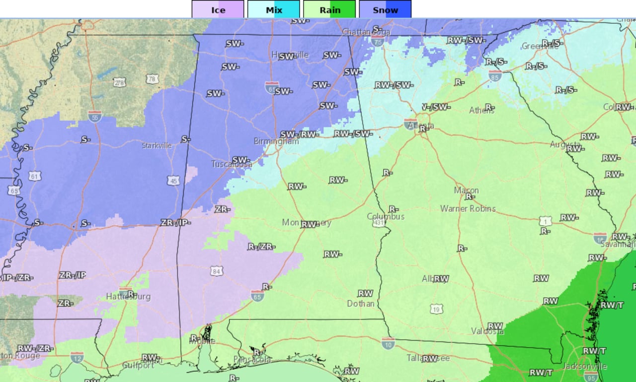 "Alabama Braces for Intense Winter Weather and Possible Snowfall"
