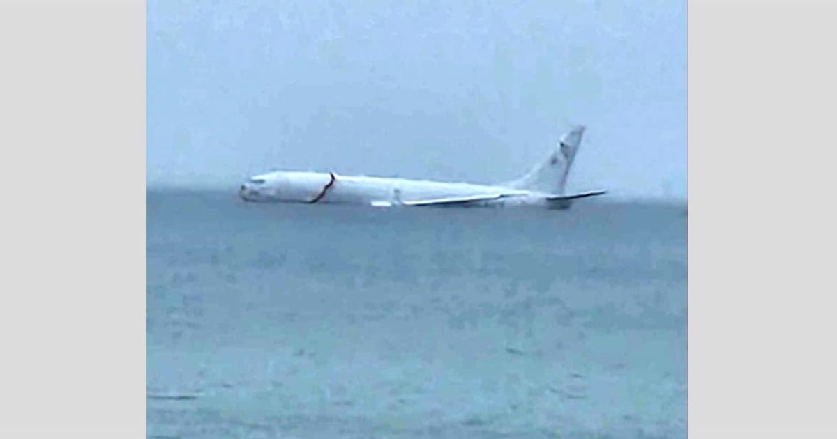 Navy Surveillance Plane Lands in Hawaii Bay After Overshooting Runway