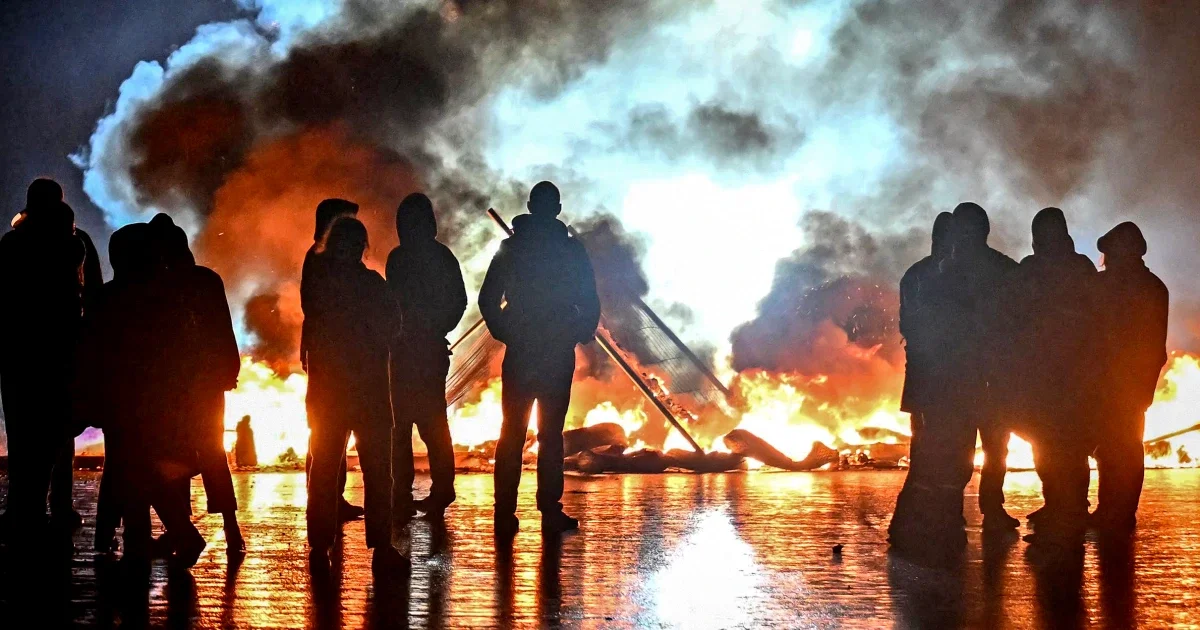 Featured image for France's 'Block Everything' Protests Escalate, Straining Macron's Government