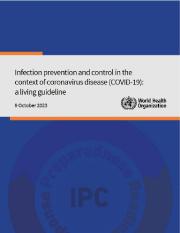 Featured image for "Updated Guidelines for COVID-19 Infection Prevention and Control"
