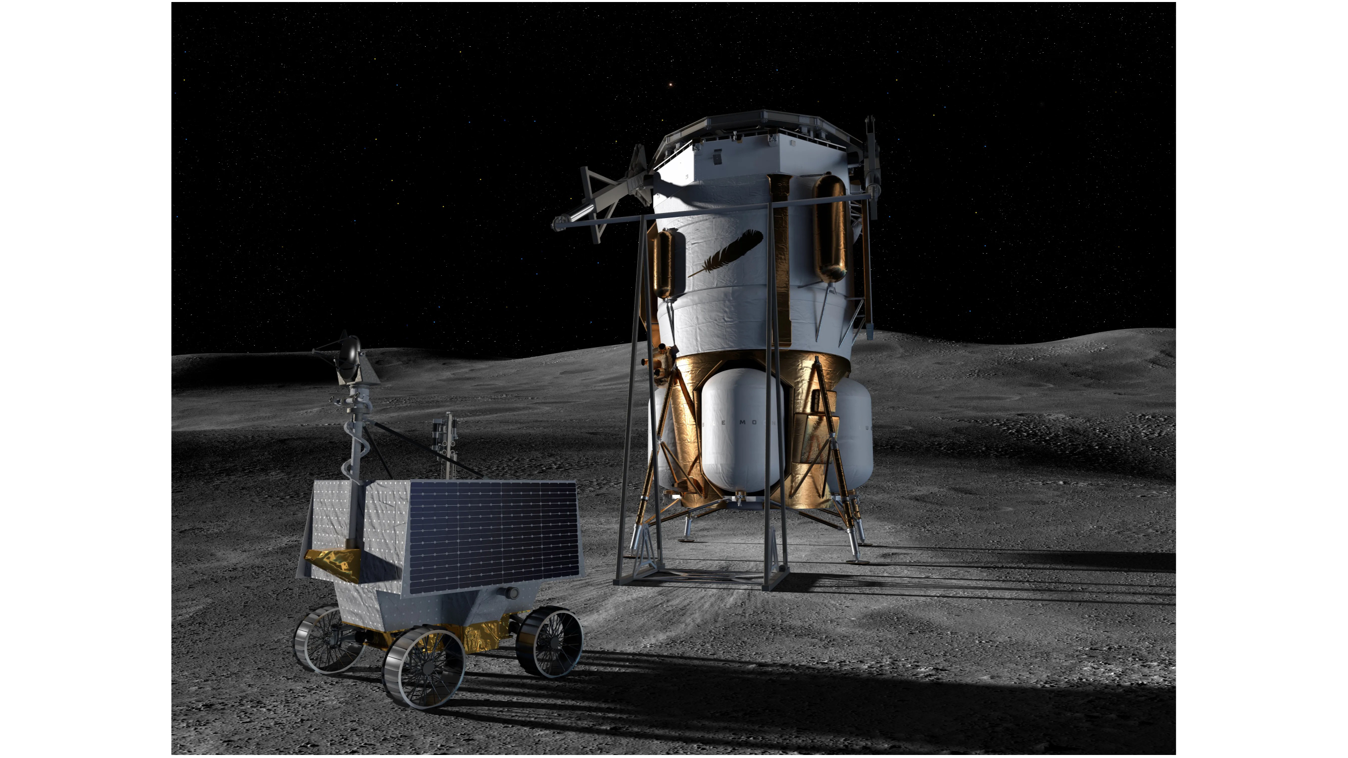 Featured image for Blue Origin to deliver NASA's VIPER rover to the Moon's south pole in 2027
