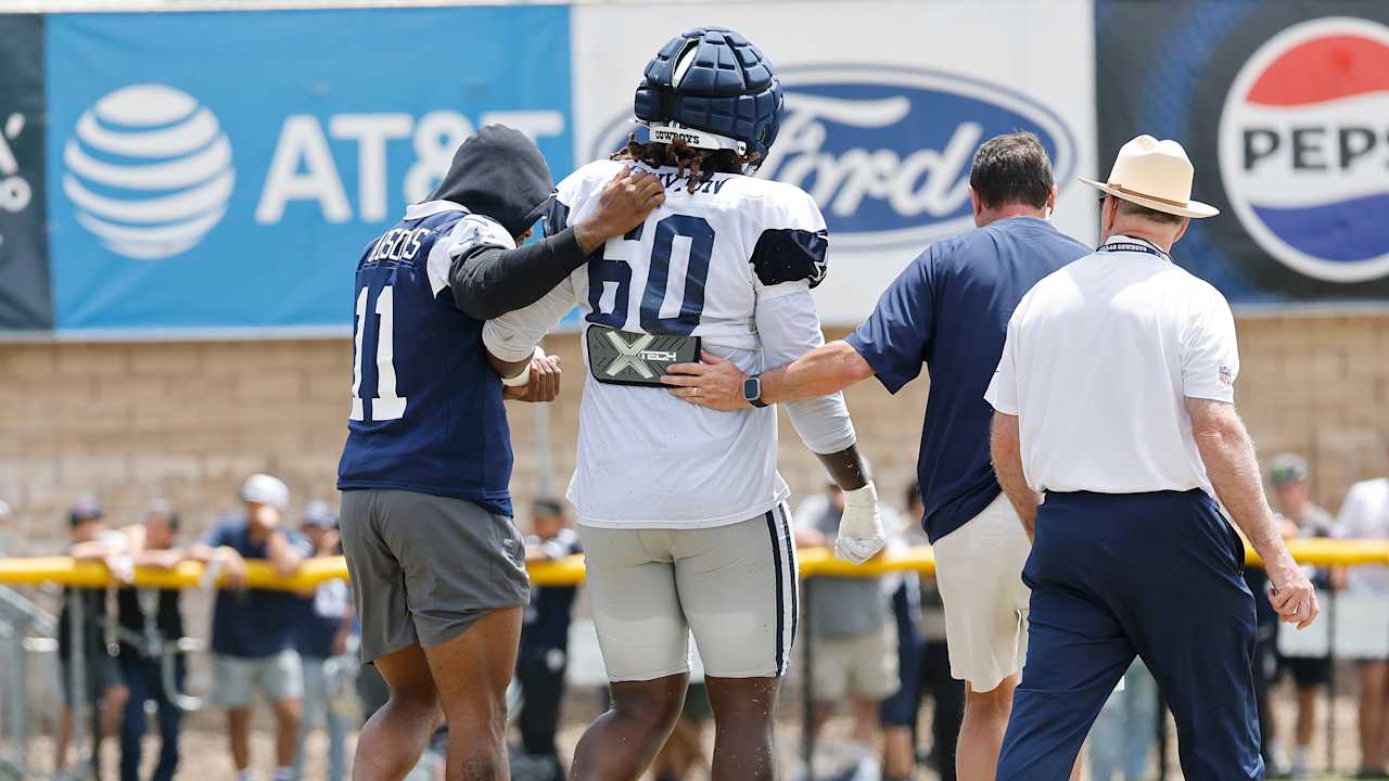 Cowboys' Tyler Guyton Suffering Bone Fracture, ACL Injury Ruled Out
