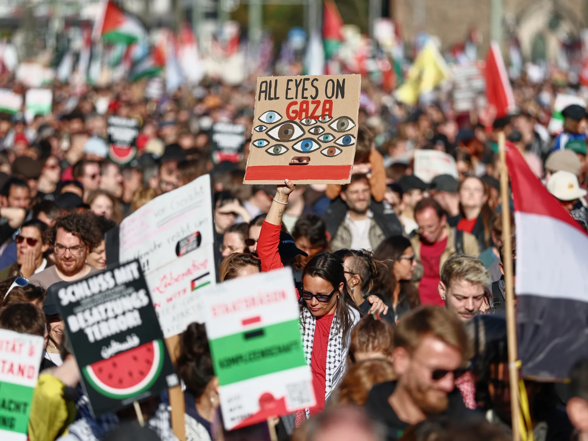 Featured image for Massive Protests in Berlin Demand End to Gaza War