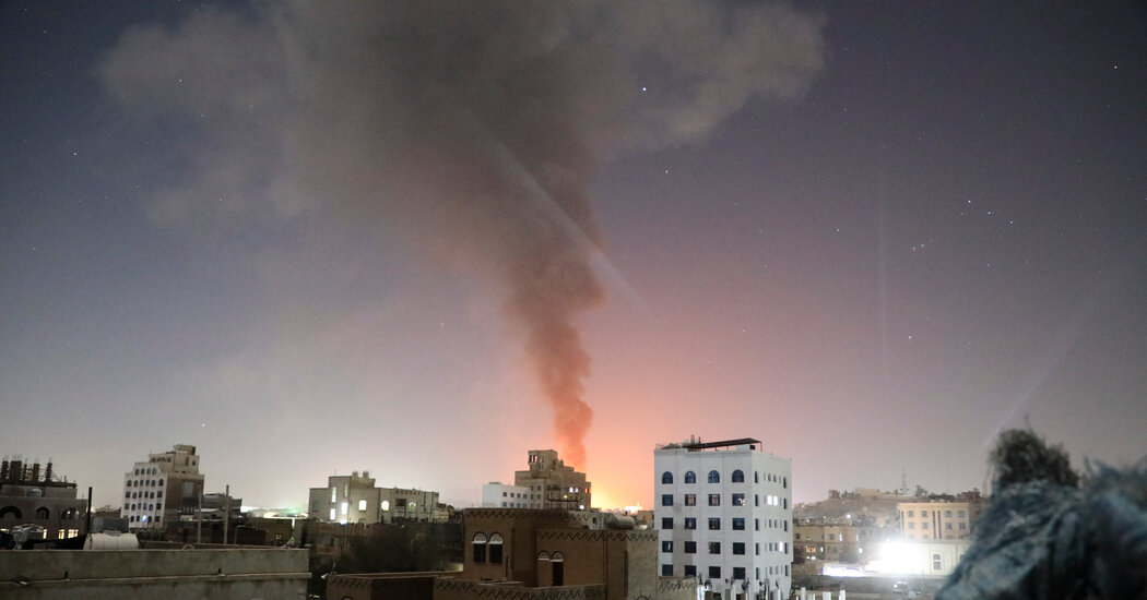 Featured image for "US and UK Launch Joint Strikes on Houthi Targets in Yemen"