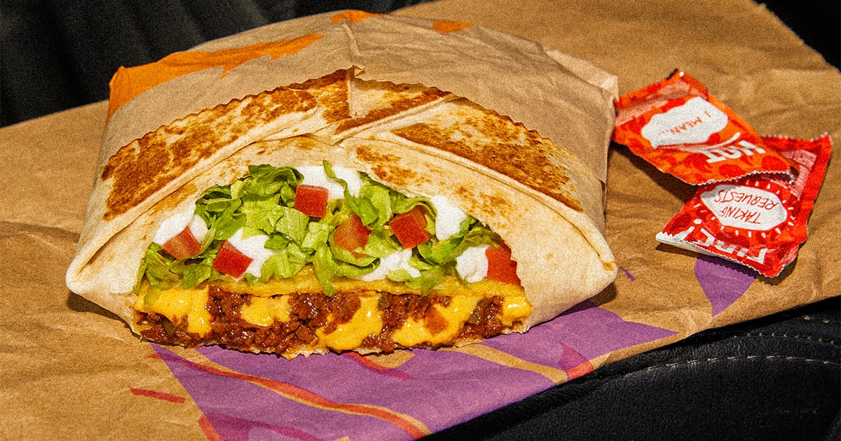 Taco Bell Launches Vegan Crunchwrap in Select Cities.