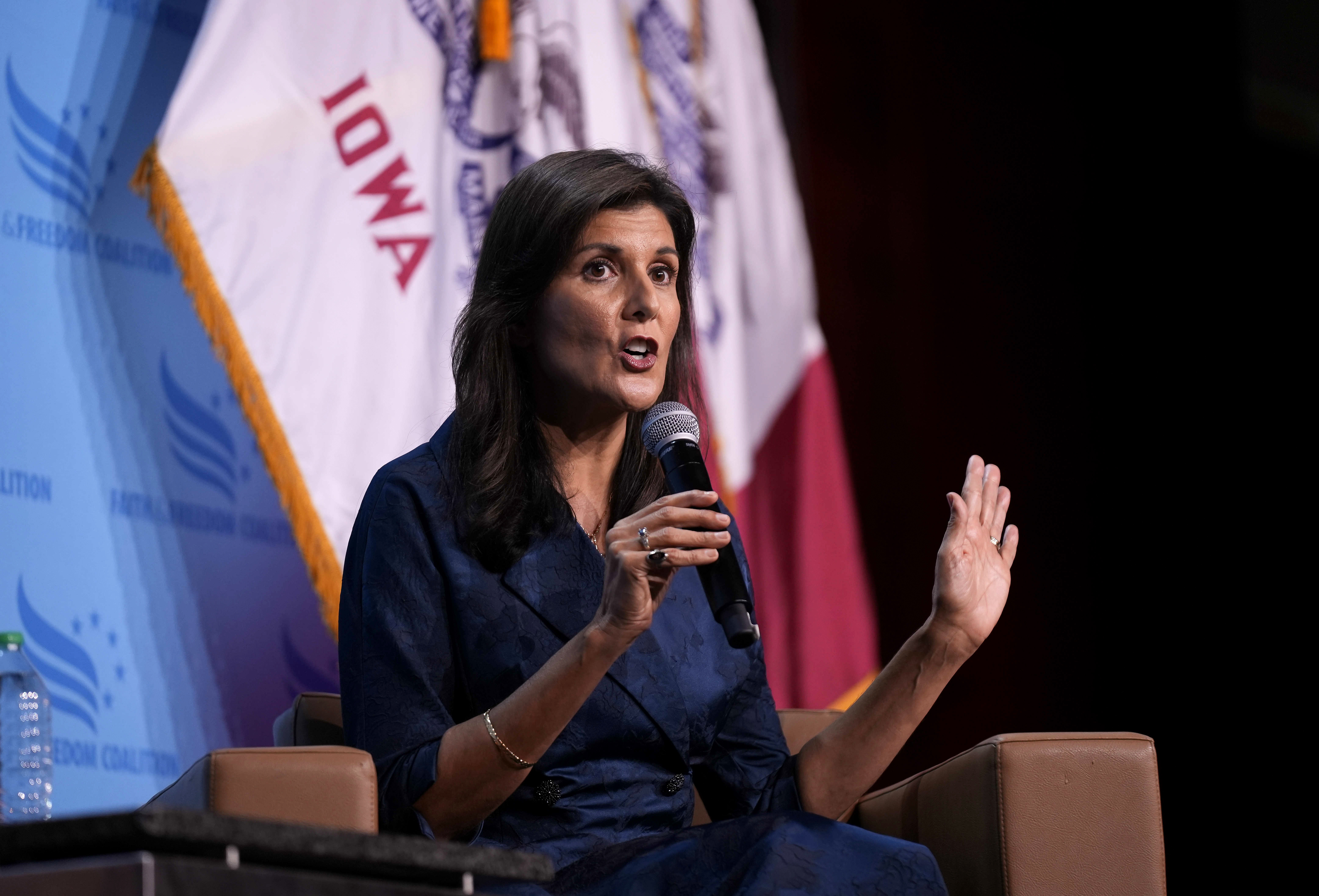 DeSantis and Haley Clash Over Gaza Remarks