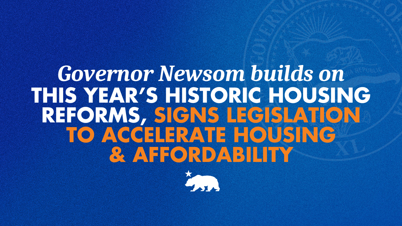 Featured image for Governor Newsom signs law to boost housing density near transit hubs