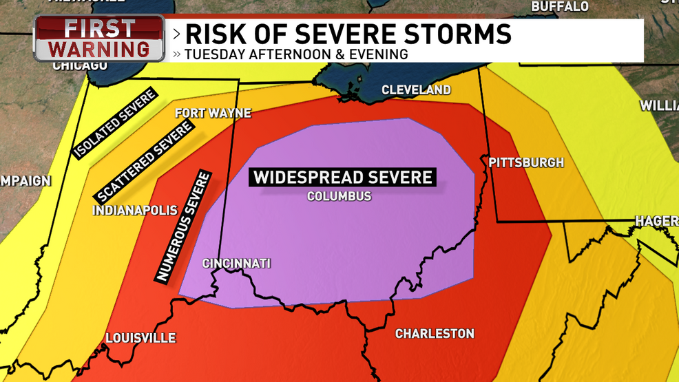 "Severe Weather Alert: Columbus Braces for Potential Tornado Outbreak"
