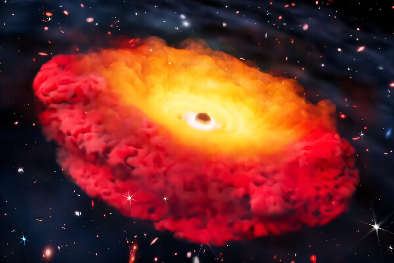 Ancient Black Hole: The Universe's Earliest Monster