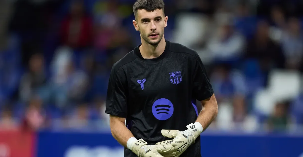Barcelona goalkeeper Joan Garcia sidelined for six weeks after knee surgery