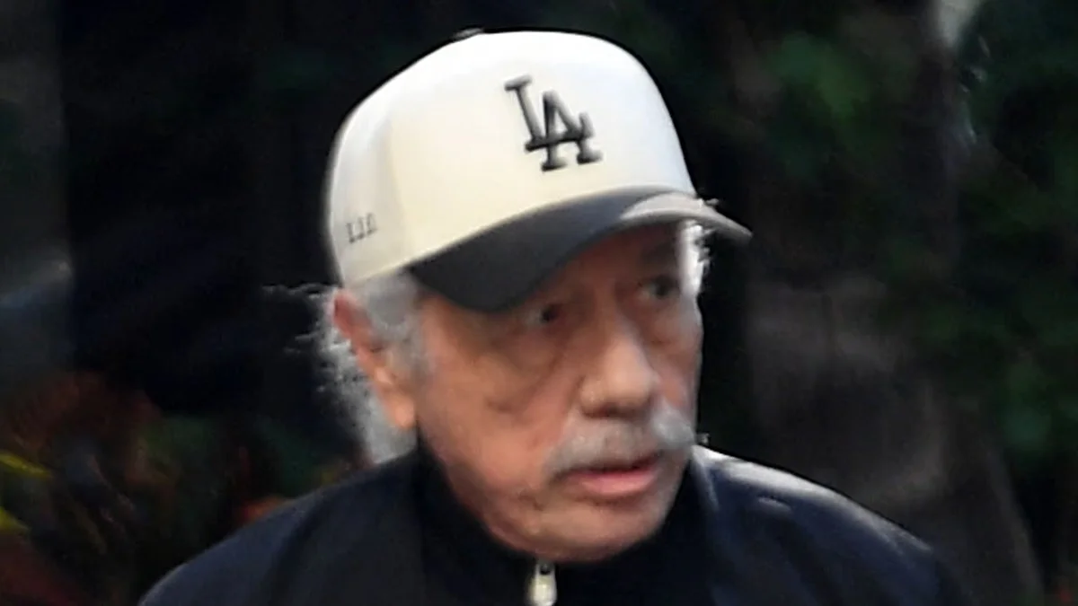 Edged-out by time: Edward James Olmos pops up in LA looking unrecognizable
