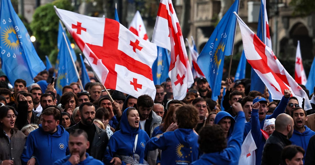 Georgian Protests Erupt Over Alleged Election Fraud and European Setback
