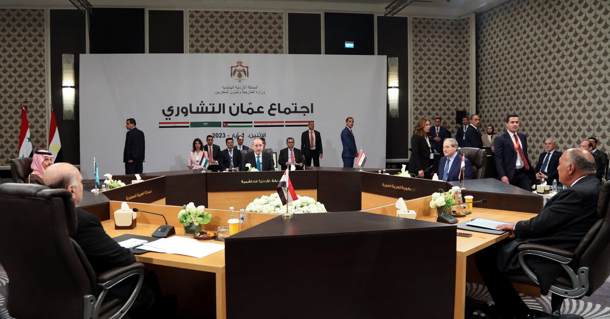 Syria agrees to curb drug trade and return to Arab League in regional talks.