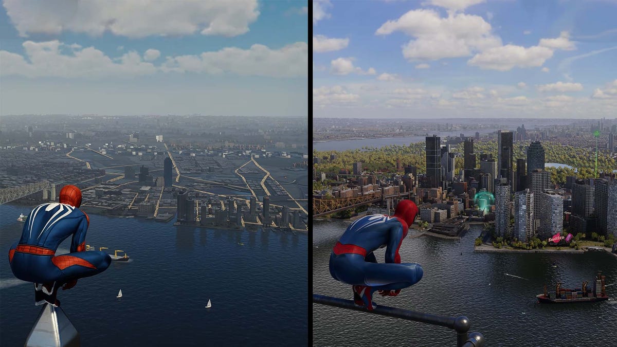 Spider-Man 2: Enhanced Graphics Outshine Original