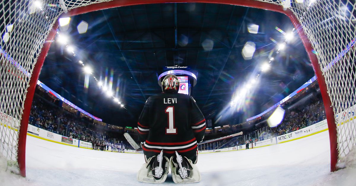 Featured image for Buffalo Sabres ink Hobey Baker finalist Devon Levi to entry-level deal.