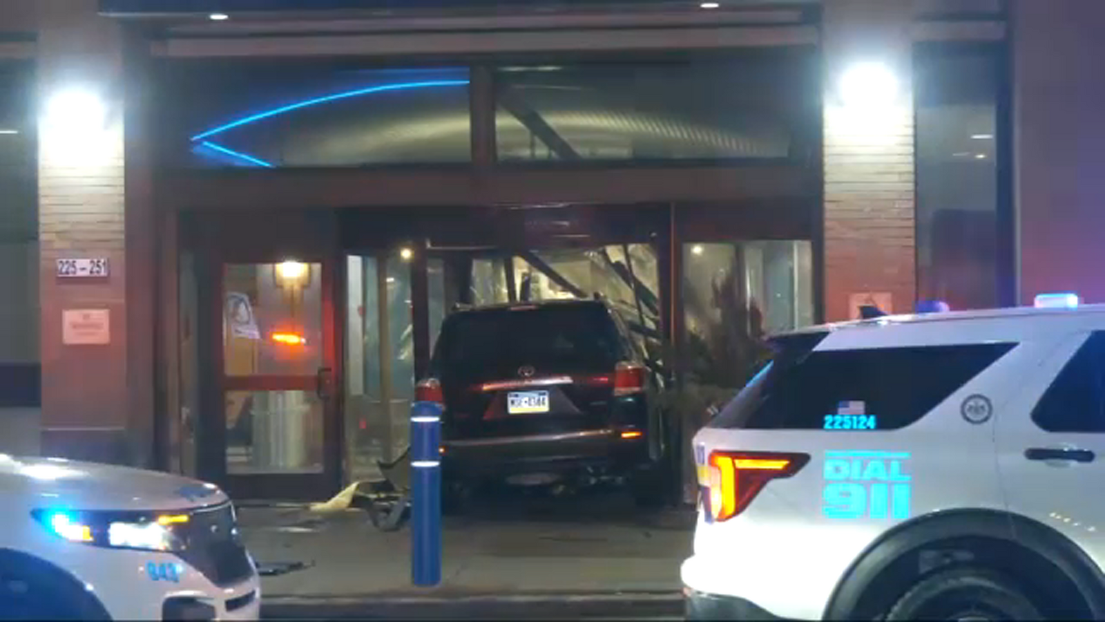 Featured image for Car crashes into Drexel University building in Center City