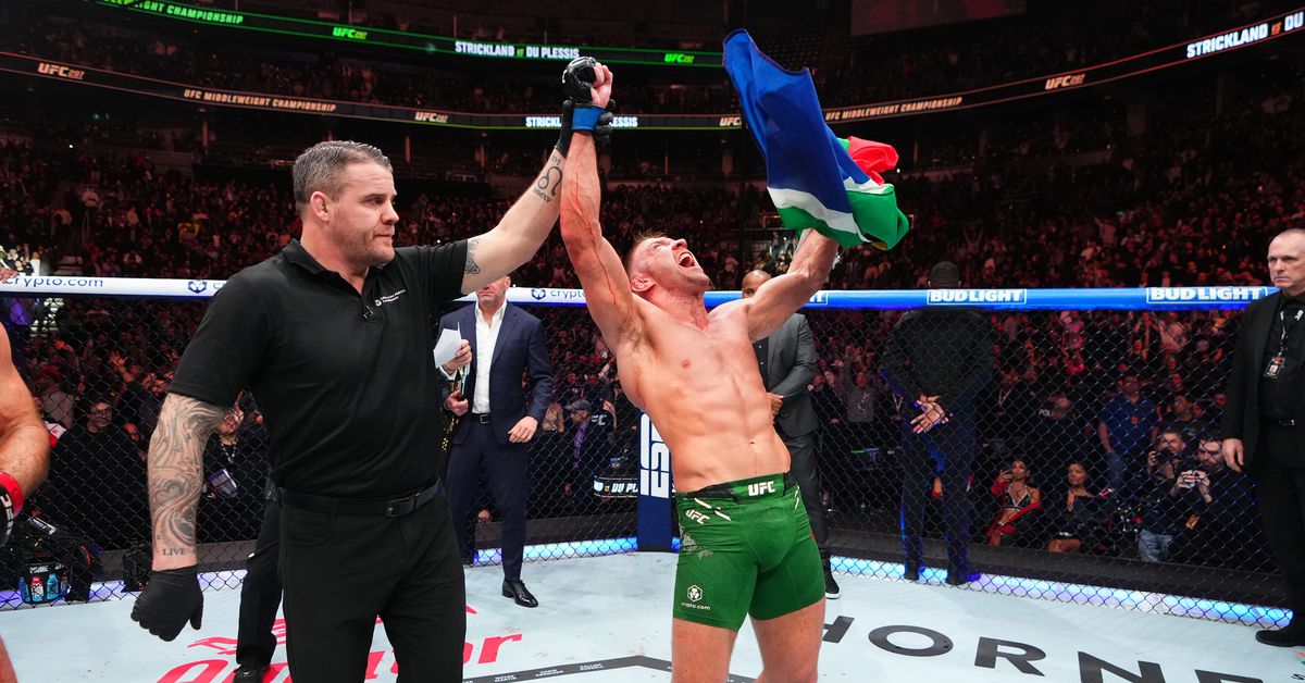 Featured image for "Debating the Controversial UFC 297 Main Event Decision: Dricus du Plessis vs. Sean Strickland"