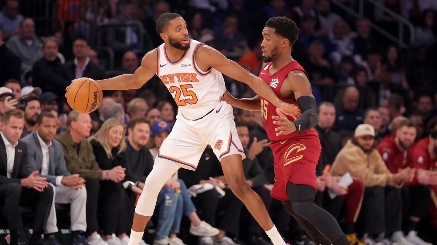 Featured image for Knicks Edge Cavs in Season Opener Despite Short-Handed Challenge